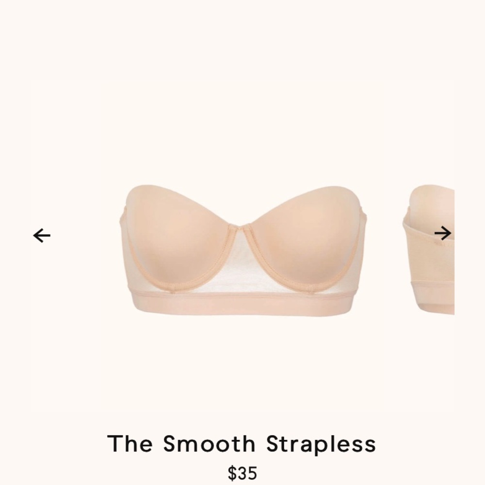 36B Lively Smooth Strapless Bra (NWT)